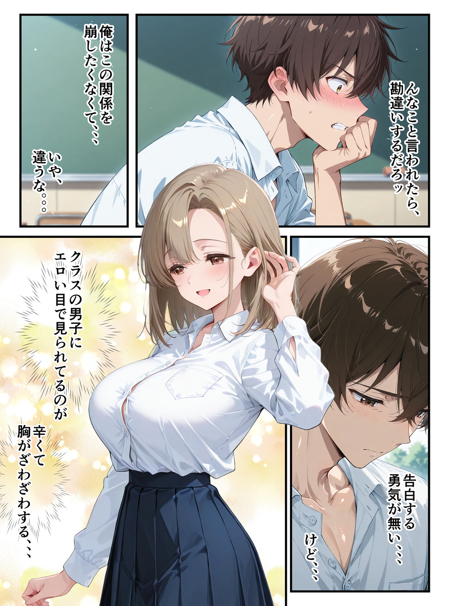 【えろまんが】毎日のように俺を誘惑してくる幼馴染に我慢できず… エロ漫画 - 5